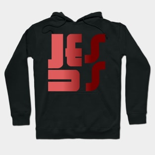 Jesus, name, typography Hoodie